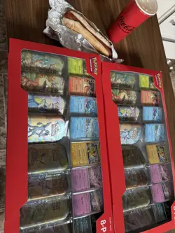 Pokemon TCG Prismatic Evolutions Mini Tin Costco Bundle X8 Tins Brand New SEALED - Image 2
