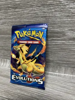 Pokemon TCG XY Evolutions Booster Pack - Factory Sealed - Charizard Artwork 2016 - Image 2
