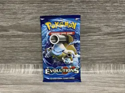 Pokemon TCG XY Evolutions Booster Pack - Factory Sealed - Blastoise Artwork 2016 - Image 1