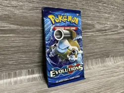 Pokemon TCG XY Evolutions Booster Pack - Factory Sealed - Blastoise Artwork 2016 - Image 3