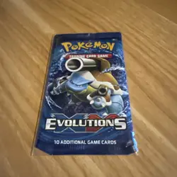 Pokemon TCG XY Evolutions Booster Pack - Factory Sealed - Blastoise Artwork 2016 - Image 1