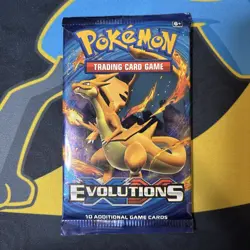 Pokemon TCG XY Evolutions Booster Pack - Factory Sealed - Charizard Artwork 2016 - Image 1