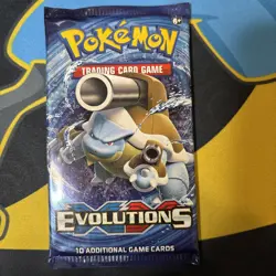 Pokemon TCG XY Evolutions Booster Pack - Factory Sealed - Blastoise Artwork 2016 - Image 1