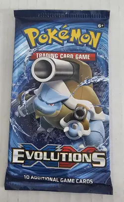 Pokemon TCG XY Evolutions Booster Pack - New & Sealed - Blastoise Artwork 2016 - Image 1