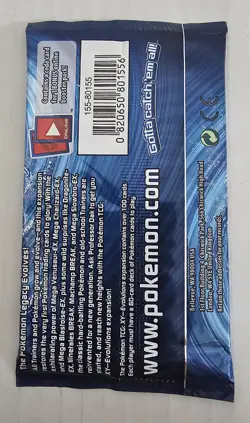Pokemon TCG XY Evolutions Booster Pack - New & Sealed - Blastoise Artwork 2016 - Image 2