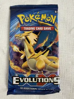 Pokemon TCG XY Evolutions Booster Pack - Factory Sealed - Charizard Artwork 2016 - Image 2