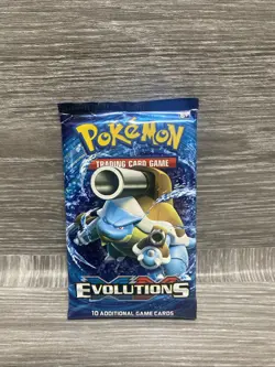 Pokemon TCG XY Evolutions Booster Pack - Factory Sealed - Blastoise Artwork 2016 - Image 1