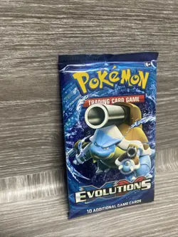 Pokemon TCG XY Evolutions Booster Pack - Factory Sealed - Blastoise Artwork 2016 - Image 2
