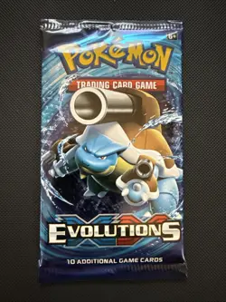 Pokemon TCG XY Evolutions Booster Pack - Factory Sealed - Blastoise Artwork 2016 - Image 1