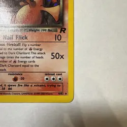 Pokemon TCG Team Rocket Returns Dark Charizard 4/82 Holo Rare - Image 5