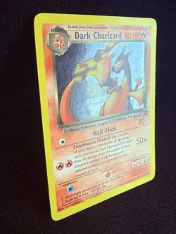 2000 Dark Charizard 4/82 Team Rocket Holo Rare Vintage Pokemon TCG WoTC - Image 2