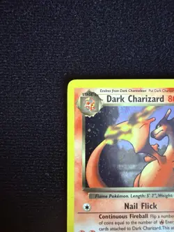 2000 Dark Charizard 4/82 Team Rocket Holo Rare Vintage Pokemon TCG WoTC - Image 4