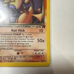 Pokemon TCG Team Rocket Returns Dark Charizard 4/82 Holo Rare - Image 5