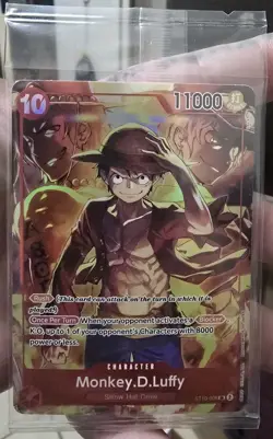 Monkey D. Luffy SR ST10-006 - Treasure Booster Promo - One Piece TCG (Sealed) - Image 1