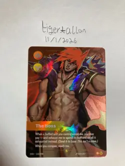 Riftbound Origins - Sett The Boss (Overnumbered) NM Showcase 310/298 - Image 1