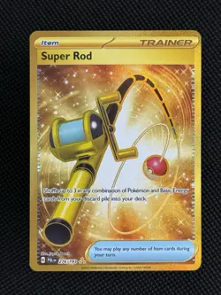 Super Rod - 276/193 - Gold Secret Rare - Paldea Evolved - Pokemon Card - Image 1