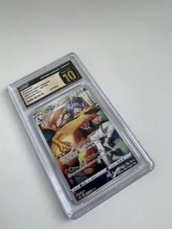 CGC 10 Pristine Charizard Holo 187/184 CHR VMAX Climax Japanese Pokemon Card - Image 2