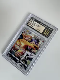 CGC 10 Pristine Charizard Holo 187/184 CHR VMAX Climax Japanese Pokemon Card - Image 3
