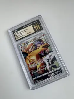 CGC 10 Pristine Charizard Holo 187/184 CHR VMAX Climax Japanese Pokemon Card - Image 4