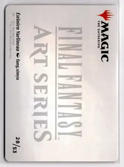 Estinien Varlineau Art Card (Gold-Stamped Planeswalker Symbol) 28 Art Series: FI - Image 2