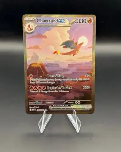 Pokemon TCG Charizard EX Scarlet & Violet 151 Card 199/165 Sir Ultra Rare - Image 1