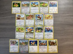 Eevee Pokemon Card Collection Lot Of 18 With Reverse Holos - Image 1