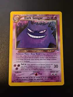 Pokemon Dark Gengar Neo Destiny Holo Rare Card 6/105 NM Condition - Image 1