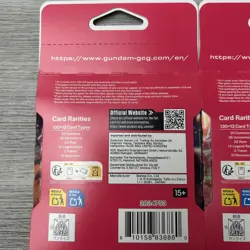 GUNDAM CARD GAME Dual Impact Sleeved Booster Packs Lot of 24 Sealed GD02 English - Image 4