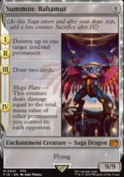 Summon: Bahamut (FIN-001) - FINAL FANTASY Near Mint Regular - Image 1