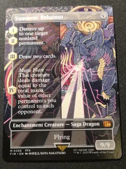 Summon: Bahamut - Borderless - FIN - MTG - EN - NM - 0356 - Image 1