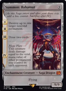 Summon: Bahamut FIN 1 Normal English NM - MTG - Image 1