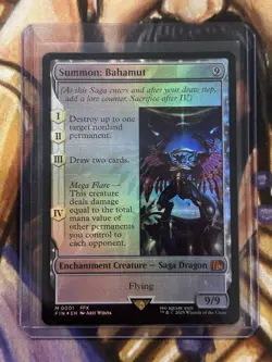 FOIL Summon: Bahamut #0001 MTG Final Fantasy FIN Mythic - Pack Fresh NM/M 🔥 - Image 3