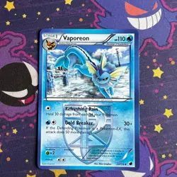 Vaporeon (Team Plasma) 20/116 Uncommon Plasma Freeze Pokemon Card LP - Image 1