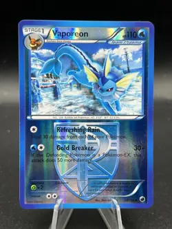 Vaporeon (Team Plasma) 20/116 Plasma Freeze Reverse Holo Pokemon LP BG3 - Image 1