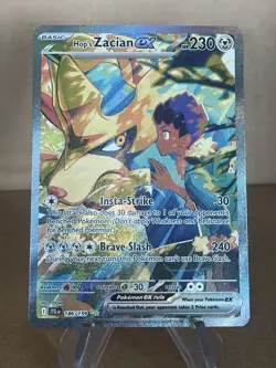 Pokemon TCG Journey Together Hop’s Zacian ex SIR 186/159 - Image 1