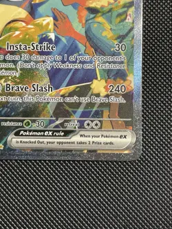 Pokemon TCG Hop's Zacian EX Card 186/159 Journey Together Sir Mint - Image 3
