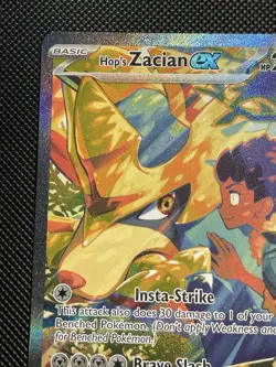 Pokemon TCG Hop's Zacian EX Card 186/159 Journey Together Sir Mint - Image 5