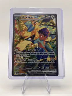 Hop's Zacian ex 186/159 Pokemon TCG Sv09: Journey Together SIR Holo NM TCG - Image 1