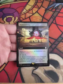 Diamond City (Extended Art) Universes Beyond: Fallout Foil MTG NM - Image 1