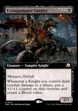 Exsanguinator Cavalry LP Light Play March Machines Commander MTG [12201] - Image 1
