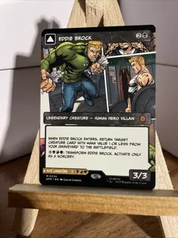 Eddie Brock/Venom Lethal Protector Mythic #224 Borderless MTG Marvel’s SpiderMan - Image 2