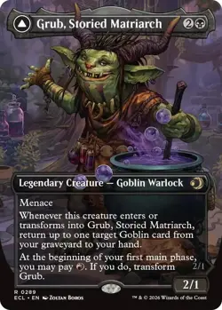 Grub, Storied Matriarch (Borderless) Lorwyn Eclipsed Regular - Image 1