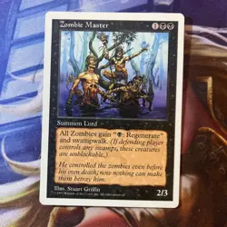 MTG / Zombie Master - 5th Edition / Nm / White Border - Image 1