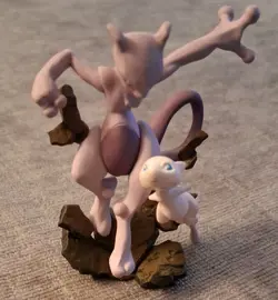 Pokemon TCG Super Premium Collection Mew and Mewtwo 20th Anniversary Figure 2016 - Image 1