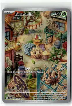 Bramblin ⭐ 198/193 Holo Illustration Rare Paldea Evolved 2023 Pokemon NM - Image 1