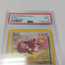 Pokemon 1999 Jungle 1st Edition Eevee PSA 9 51/64 - Image 4