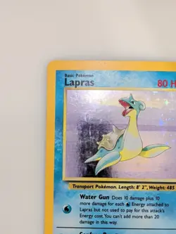 Pokemon TCG Lapras Fossil 10/62 Holo 1999-2000 LP Unlimited - Image 3