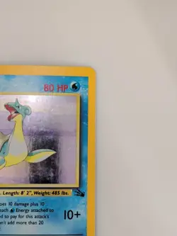 Pokemon TCG Lapras Fossil 10/62 Holo 1999-2000 LP Unlimited - Image 4