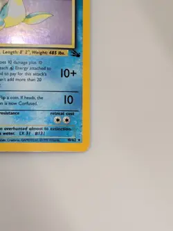 Pokemon TCG Lapras Fossil 10/62 Holo 1999-2000 LP Unlimited - Image 5