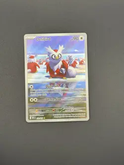 Pokemon Delibird 152/132 Mega Evolution Illustration Rare Card NM - Image 1